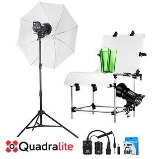 Set na fotografovanie produktov Quadralite UP! 200 + 200