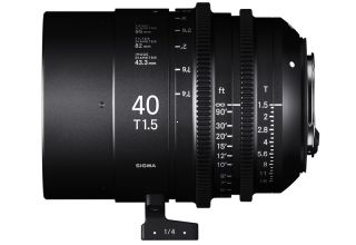 SIGMA CINE 40mm T1.5 FF F/VE METRIC pre Sony E